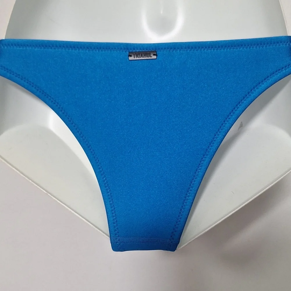 Triangl Swimwear Blue Swim Bikini Set Cinchbag Neoprene